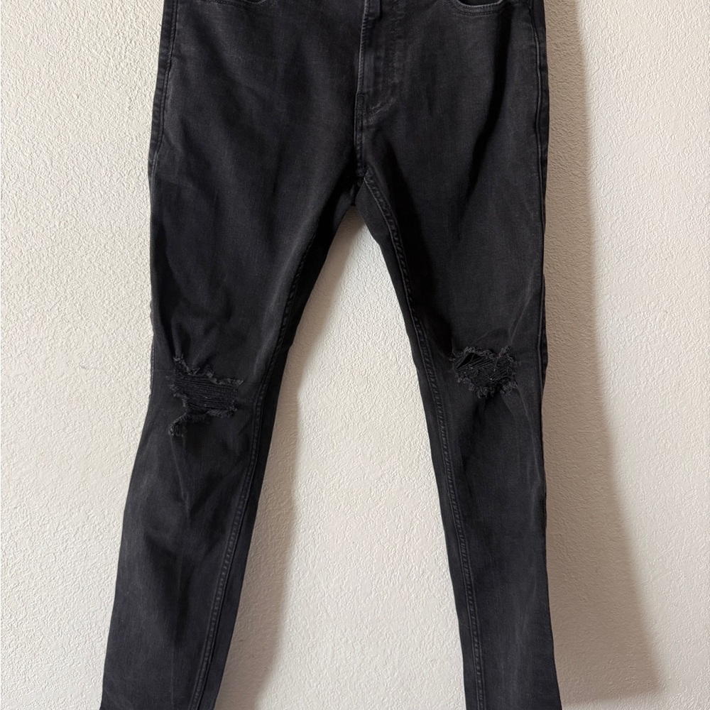 Hollister Men's Black Skinny Jeans 32x32